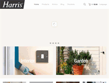 Tablet Screenshot of harrisbrushes.com